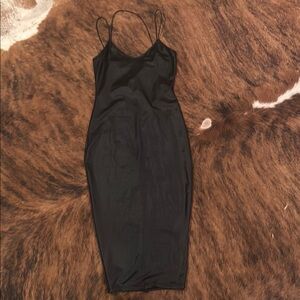 Elegant Black Slip Dress